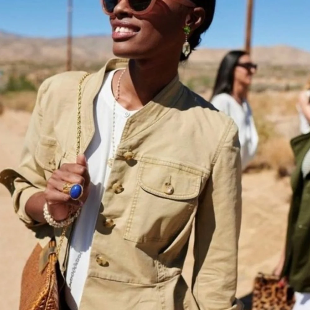 Cabi Camp Jacket Utility Tan Size XL - Picture 9 of 9